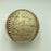Rare 1936 Cleveland Indians Team Signed Baseball Bob Feller Rookie JSA COA