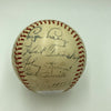 Rare 1936 Cleveland Indians Team Signed Baseball Bob Feller Rookie JSA COA