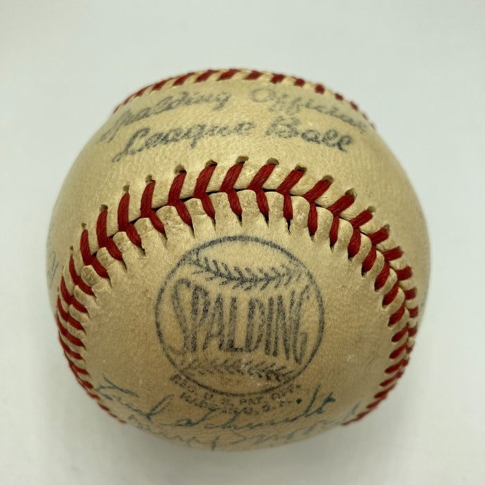 1946 St. Louis Cardinals World Series Champions Team Signed Baseball JSA COA