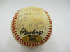 Ernie Banks Signed Heavily Inscribed Career STAT Baseball Reggie Jackson COA