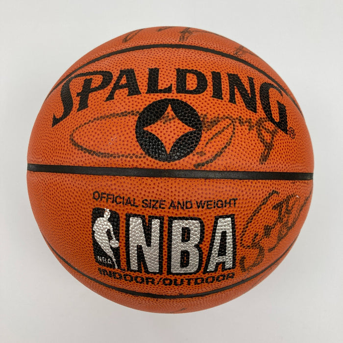 Michael Jordan 1990-91 Chicago Bulls NBA Champs Team Signed Basketball PSA DNA