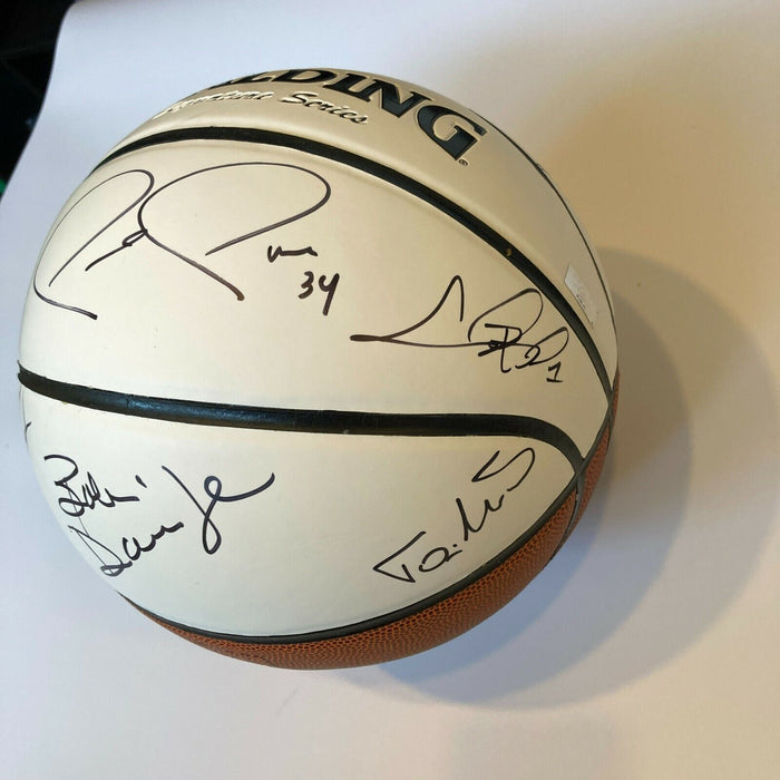 2021 HOF Induction Class Signed Basketball Paul Pierce Chris Bosh JSA