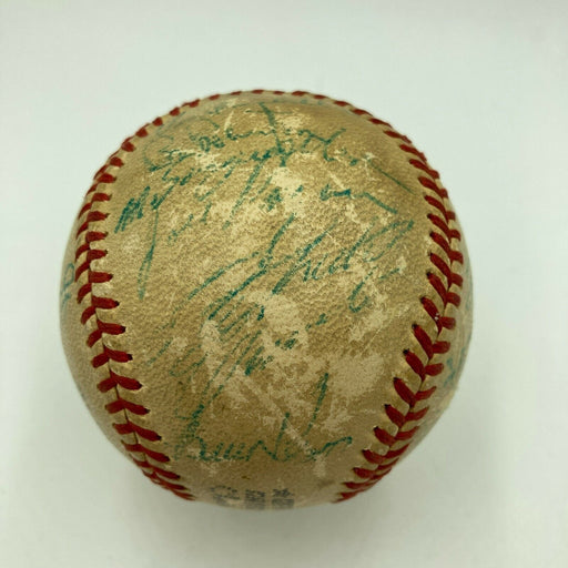 Roberto Clemente 1972 Final Season Pittsburgh Pirates Team Signed Baseball BAS