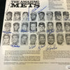 1969 New York Mets WS Champs Team Signed Vintage LP Record Album With JSA COA