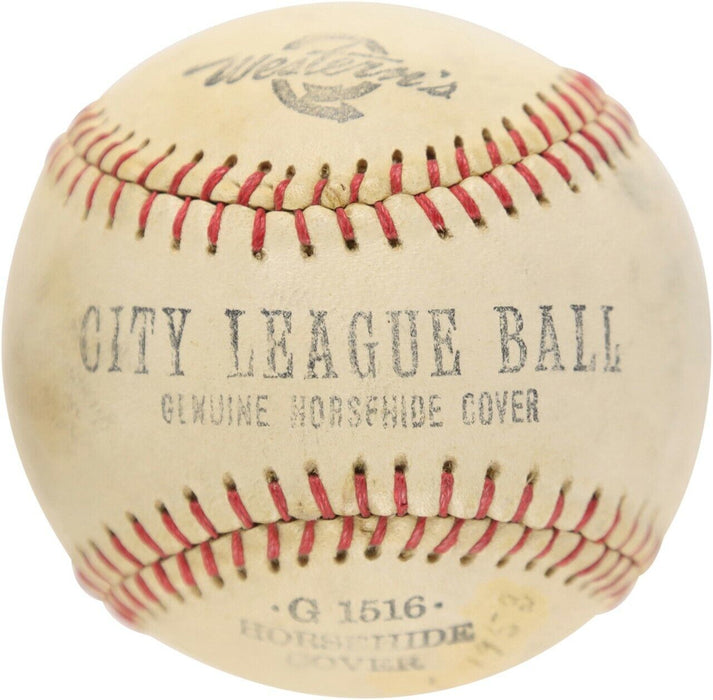 Rare Chief Bender Single Signed Autographed Baseball With JSA COA