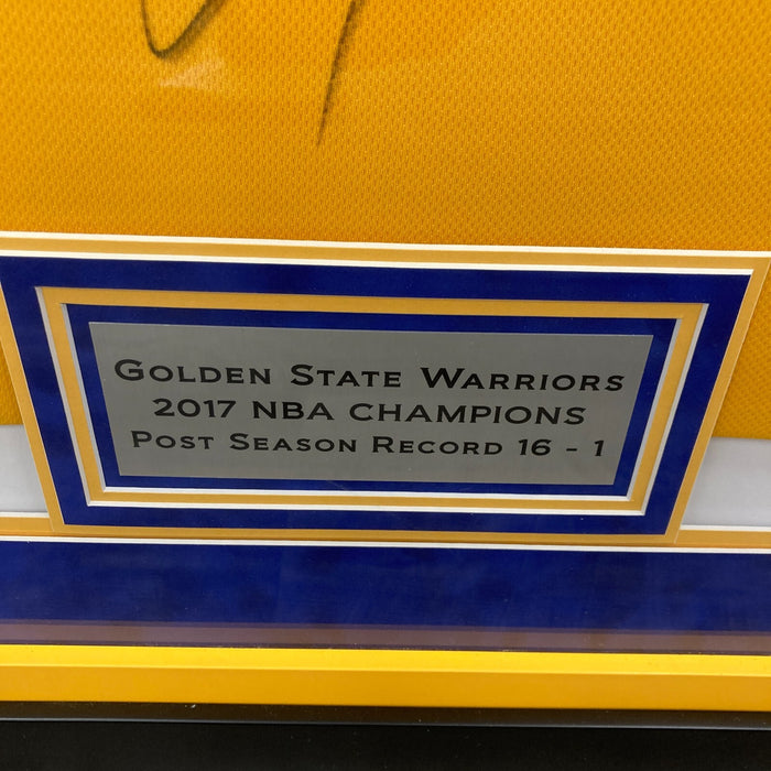 2016–17 Golden State Warriors NBA Champs Team Signed Jersey Beckett COA