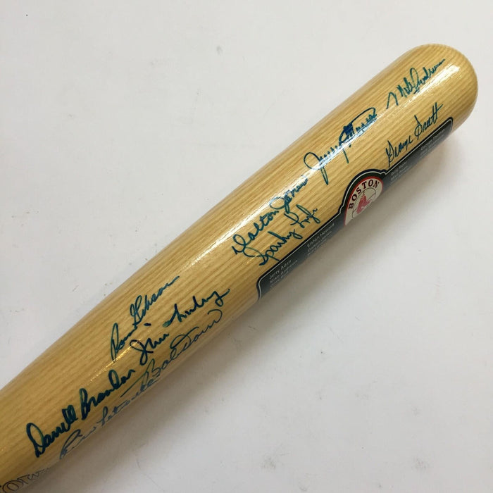 1967 Boston Red Sox AL Champs Team Signed Baseball Bat Carl Yastrzemski JSA COA