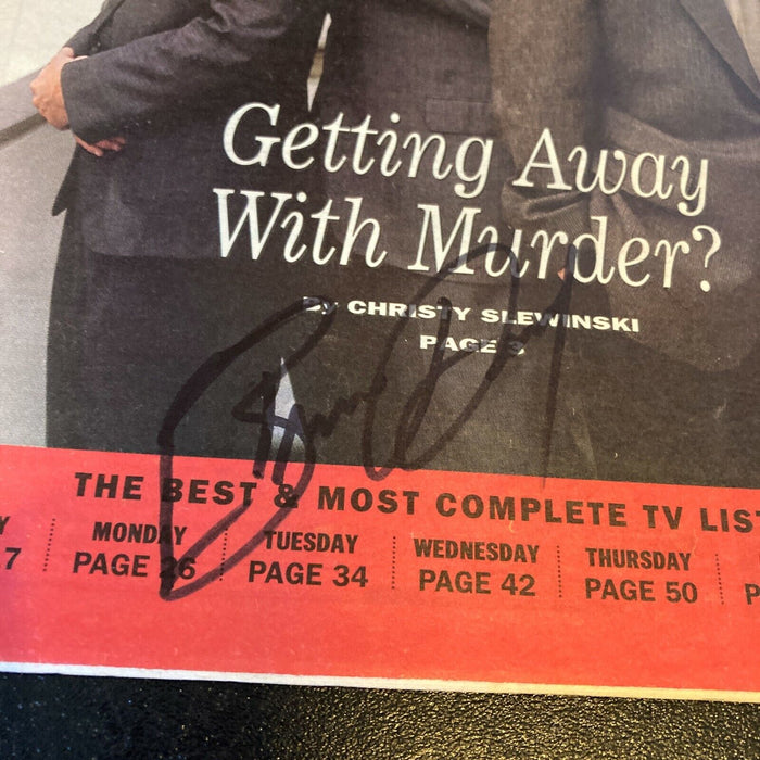 Brian Dennehy Signed Autographed Magazine With JSA COA