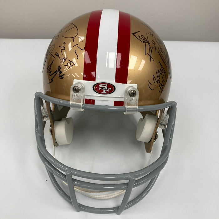 2022 San Francisco 49ers Team Signed Full Size Helmet 32 Sigs PSA DNA COA