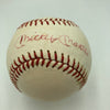 Mickey Mantle & Roger Maris Signed 1960's American League Cronin Baseball JSA