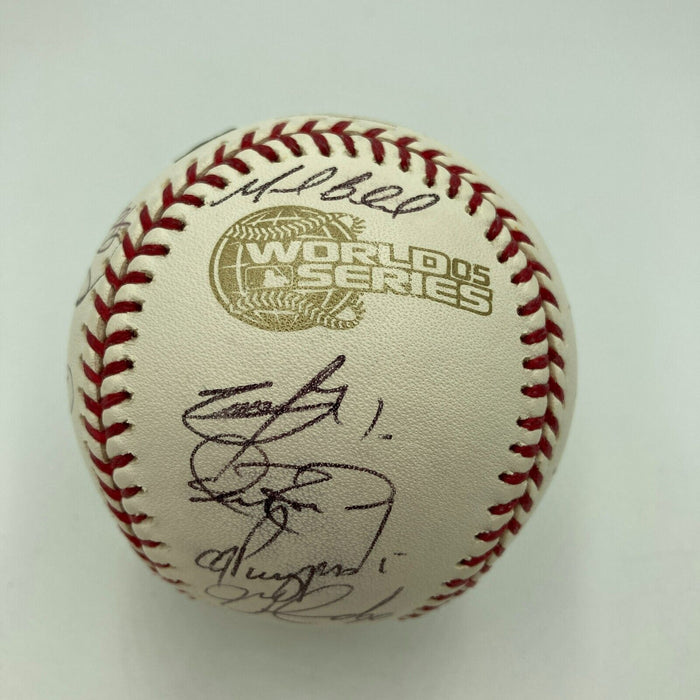 2005 Chicago White Sox Team Signed World Series Baseball MLB Authenticated Holo