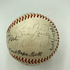 Mickey Mantle Joe DiMaggio Pie Traynor Hall Of Fame Multi Signed Baseball JSA