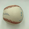 Beautiful Mickey Mantle Signed American League Baseball PSA DNA Graded MINT 9