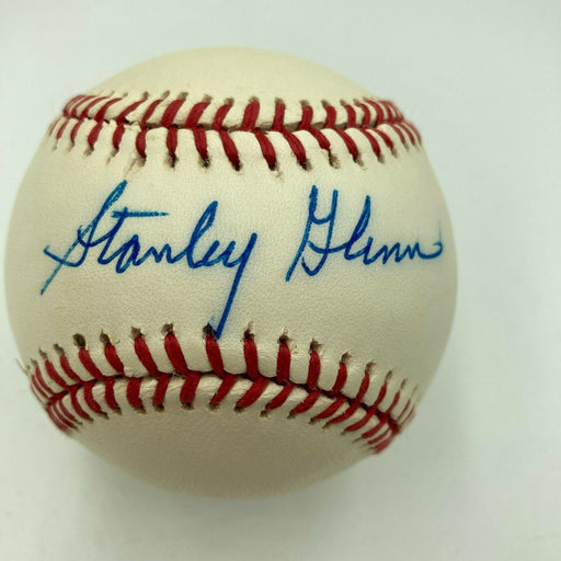 Stanley Glenn Signed Official Major League Baseball Negro League Legend JSA COA