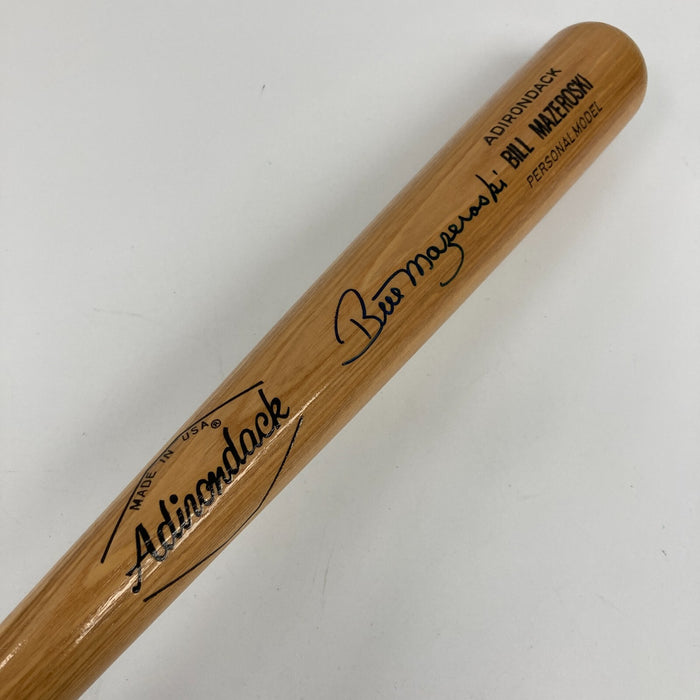 Bill Mazeroski Signed Adirondack Game Model Baseball Bat JSA COA