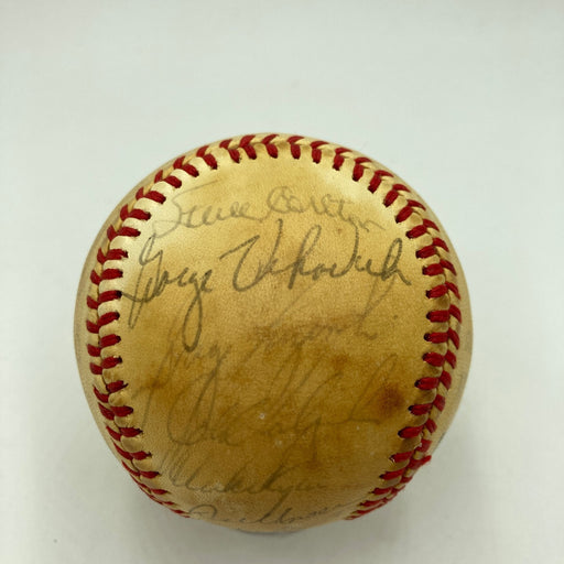 1980 Philadelphia Phillies World Series Champs Team Signed Baseball JSA COA