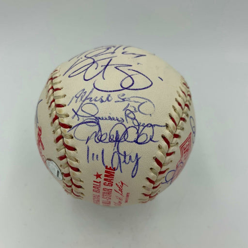 Derek Jeter Mariano Rivera Ortiz Signed 2004 All Star Game Signed Baseball MLB