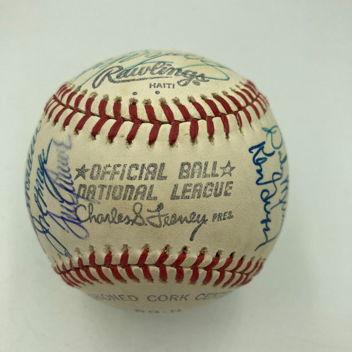 Beautiful 1977 Cincinnati Reds Team Signed NL Baseball Big Red Machine JSA