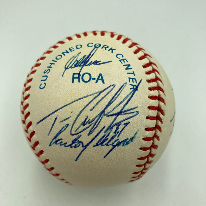 1997 Toronto Blue Jays Team Signed American League Baseball Roger Clemens