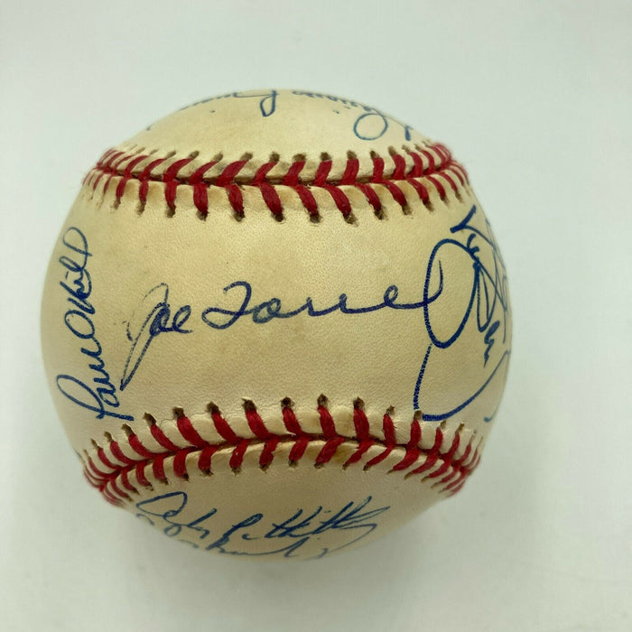 1998 New York Yankees World Series Champs Team Signed Baseball Derek Jeter PSA