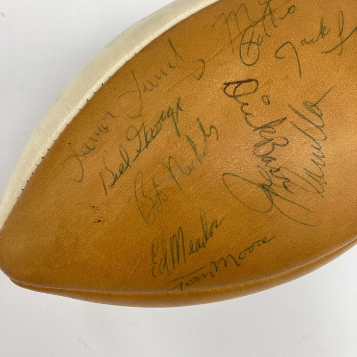 1966 Los Angeles Rams Team Signed Football JSA COA