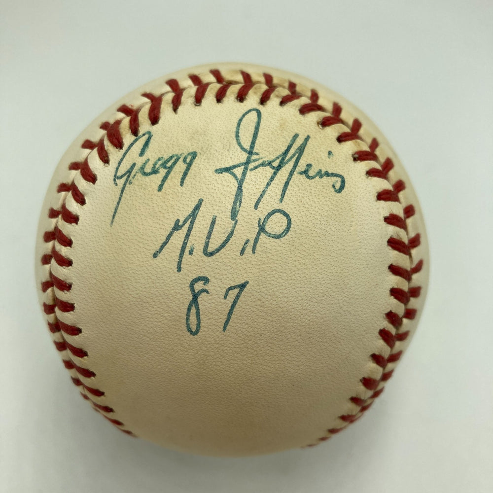 Gregg Jefferies 1987 MVP Rookie Signed Minor League Baseball PSA DNA COA