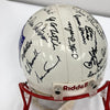 Quarterback Legends Signed Helmet 30 Sigs Johnny Unitas Len Dawson Beckett COA
