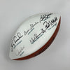 Miami Dolphins HOF Legends Signed Football Don Shula Larry Csonka JSA COA