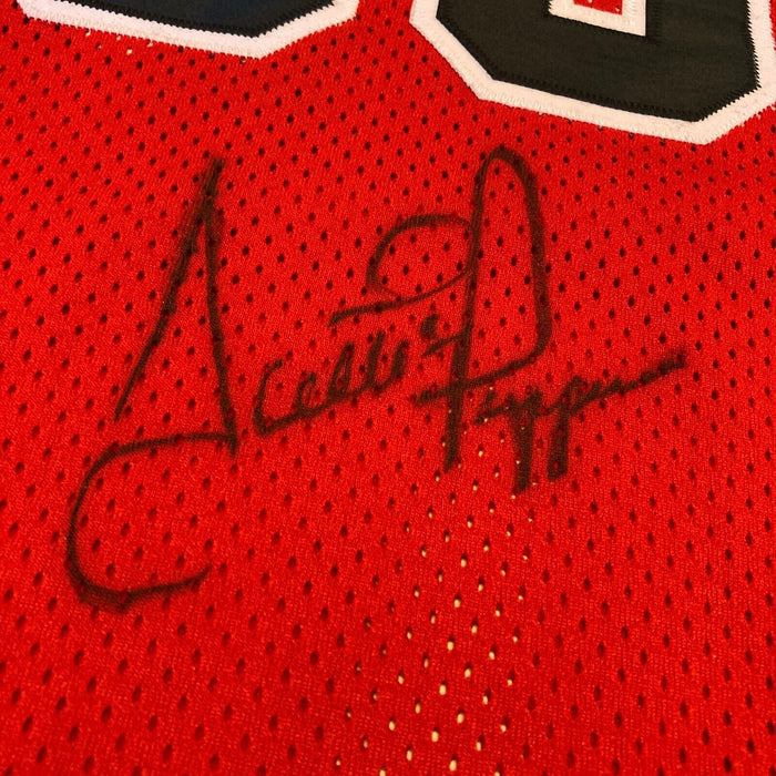 Scottie Pippen Signed Authentic 1990's Champion Chicago Bulls Jersey Beckett