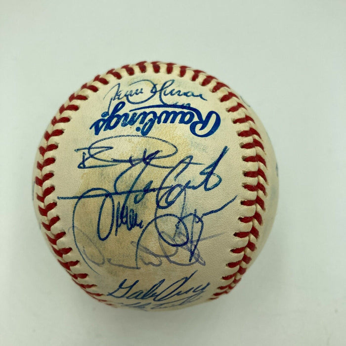 1993 Toronto Blue Jays World Series Champs Team Signed Baseball JSA COA