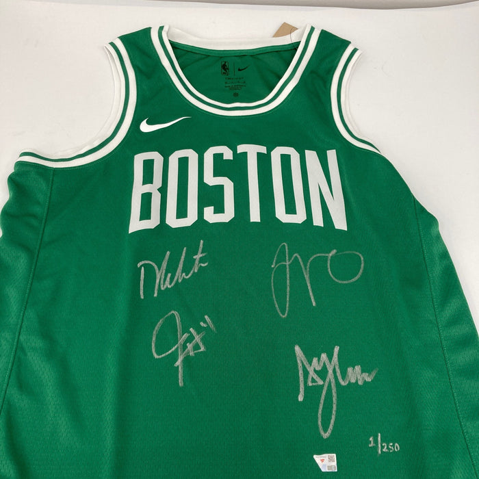 2023–24 Boston Celtics NBA Champs Team Signed Jersey Jayson Tatum Fanatics