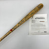 Willie Mays Hank Aaron Sandy Koufax Hall Of Fame Signed Baseball Bat 54 Sigs BAS