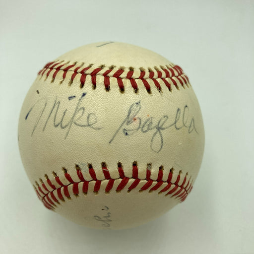 Mike Gazella 1927 Yankees Sweetspot Signed American League Baseball Beckett COA