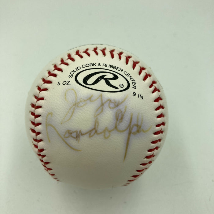 Joyce Randolph &  Maureen O'Hara Signed Autographed Baseball With JSA COA