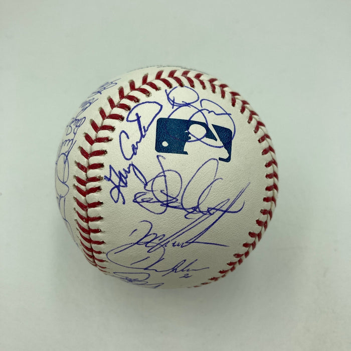 1986 New York Mets World Series Champs Team Signed MLB Baseball JSA COA