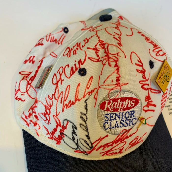 PGA 1997 Ralphs Senior Classic Signed Hat Arnold Palmer 35 Sigs JSA COA Golf
