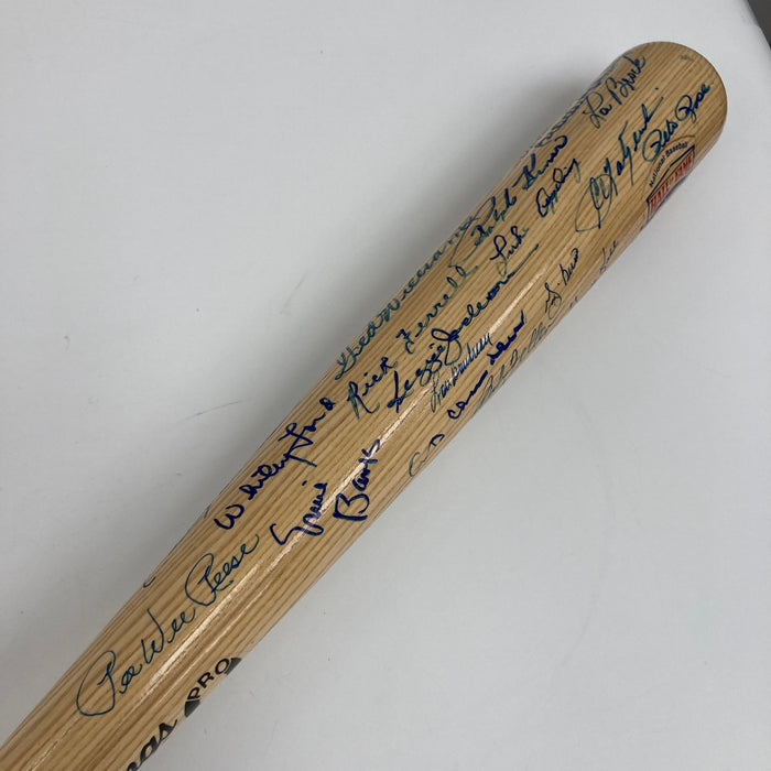 Beautiful Hall Of Fame Multi Signed Baseball Bat 41 Sigs Ted Williams Mays JSA