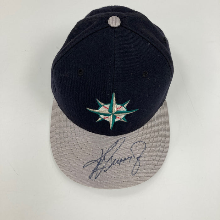 Ken Griffey Jr. Signed Seattle Mariners New Era Baseball Hat Cap JSA COA