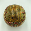Beautiful Mickey Mantle Hand Painted George Sosnak Folk Art Signed Baseball