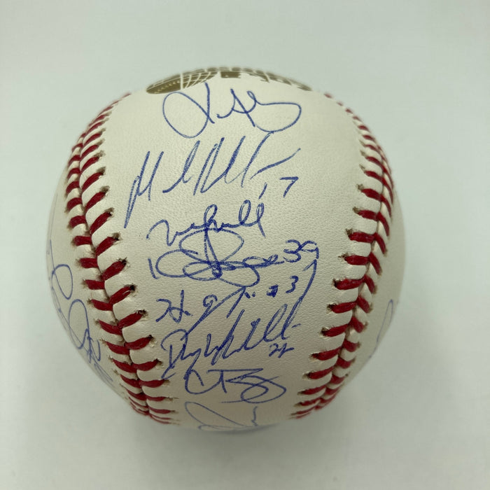 2007 Boston Red Sox World Series Champs Team Signed Baseball MLB Certified