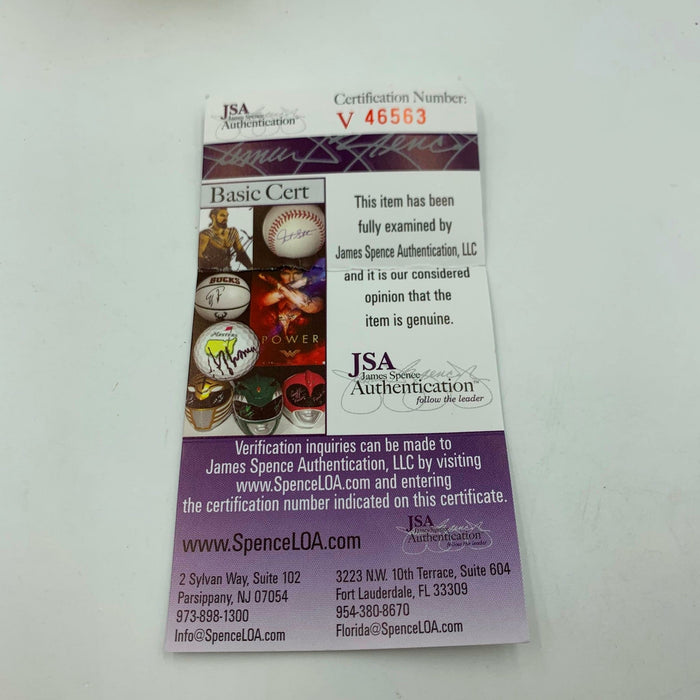 Mike Hartenstine Chicago Bears NFL Single Signed Baseball With JSA COA