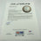Chuck Dressen Single Signed 1940's National League Baseball Brooklyn Dodgers PSA
