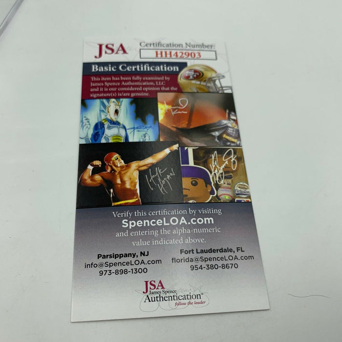 Mark McNulty Signed Autographed Golf Ball PGA With JSA COA