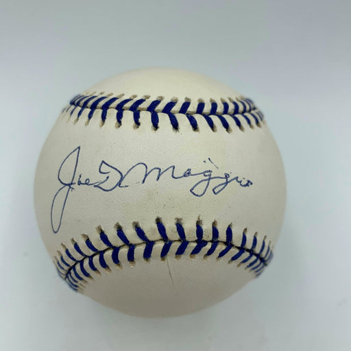 RARE Joe Dimaggio "Death Bed" Signed 1998 Joe Dimaggio Day Baseball JSA COA