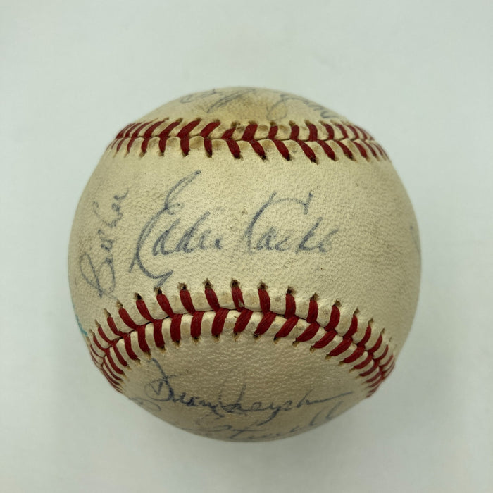 1971 Boston Red Sox Team Signed AL Baseball Carl Yastrzemski JSA COA