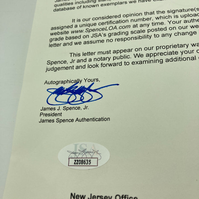 Rare Michael Jordan Signed 1990's Official National League Baseball JSA COA