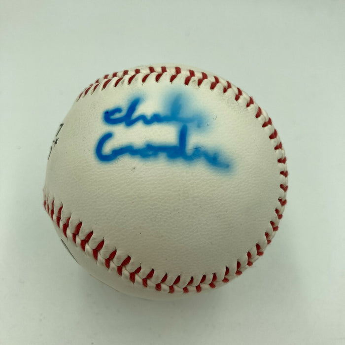 David Arquette & Charles Grodin Signed Autographed Baseball With JSA COA