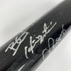 2009 New York Yankees World Series Champs Team Signed Bat Steiner COA