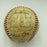 1943 New York Yankees World Series Champs Team Signed AL Baseball JSA COA