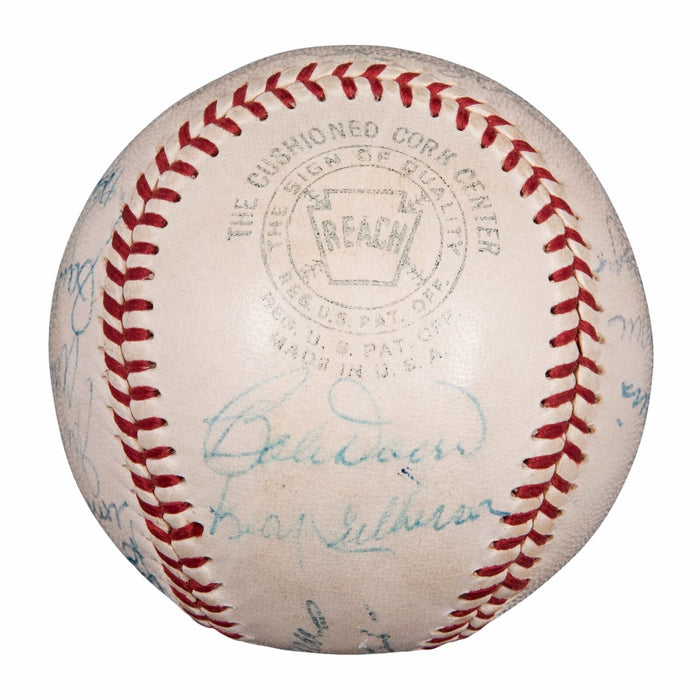 Tris Speaker & Ted Williams 1946 Boston Red Sox Team Signed Baseball Beckett COA